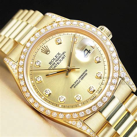 gold rolex watch used